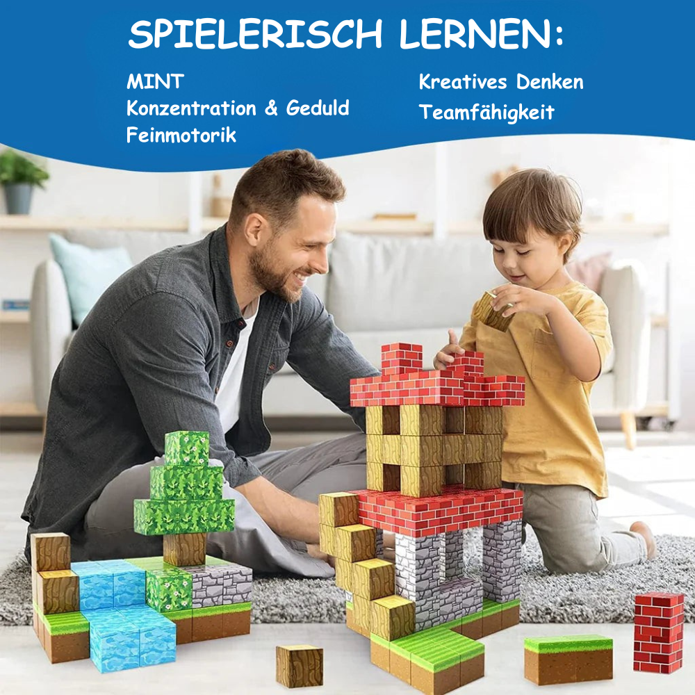 MINT-Magnetbausteine zum Lernen und Bauen