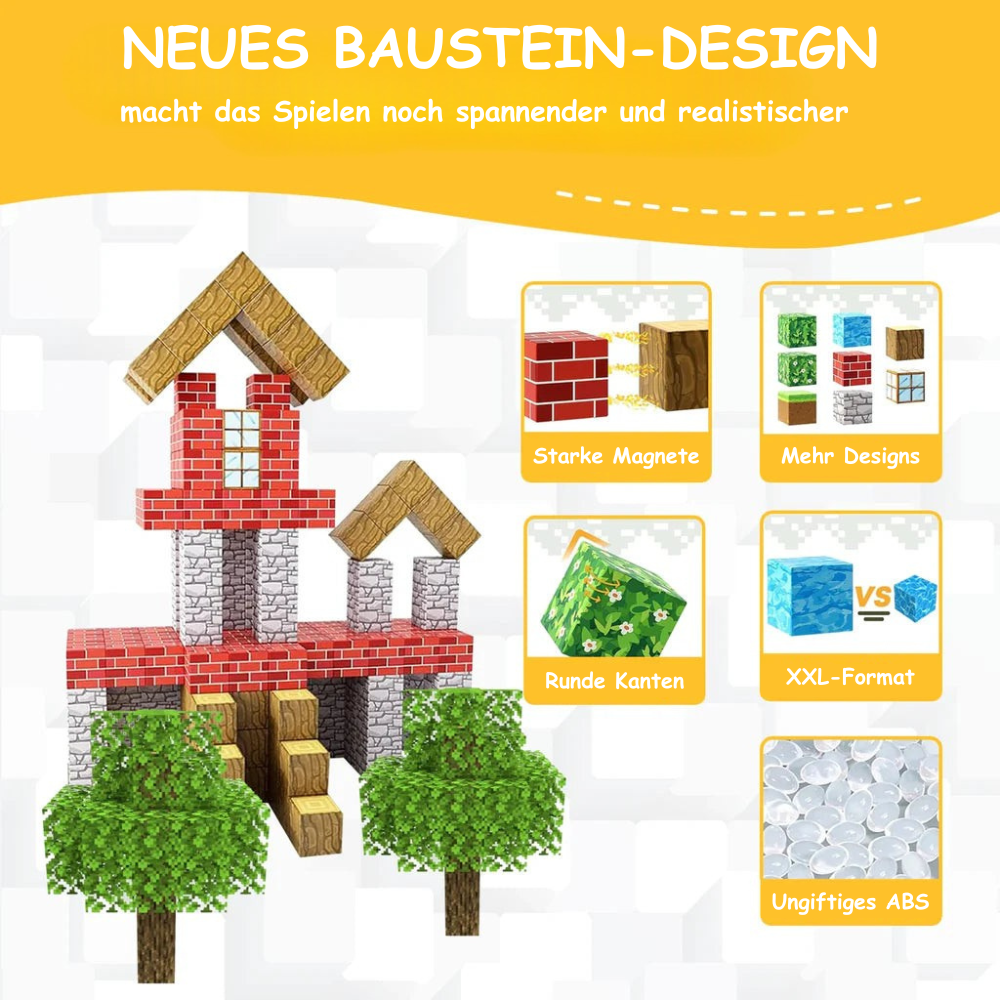 MINT-Magnetbausteine zum Lernen und Bauen