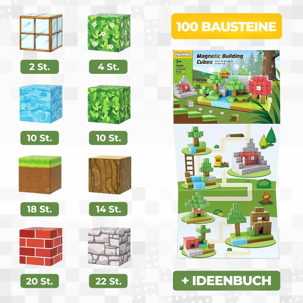 MINT-Magnetbausteine zum Lernen und Bauen