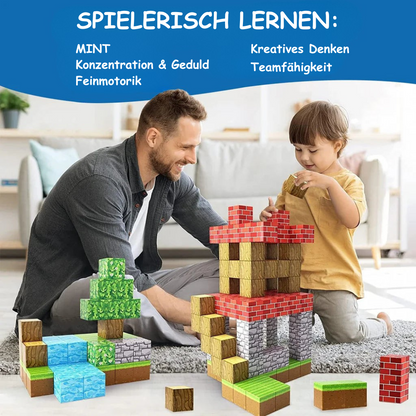 MINT-Magnetbausteine zum Lernen und Bauen